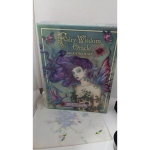 Fairy Wisdom Oracle Deck Elemental Ream Spiritual dimension Boot and Deck